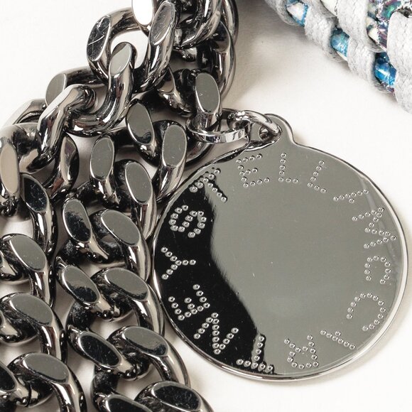 Stella McCartney Vegan Eco Python Oleographic Falabela Chain Tote - Picture 7 of 12